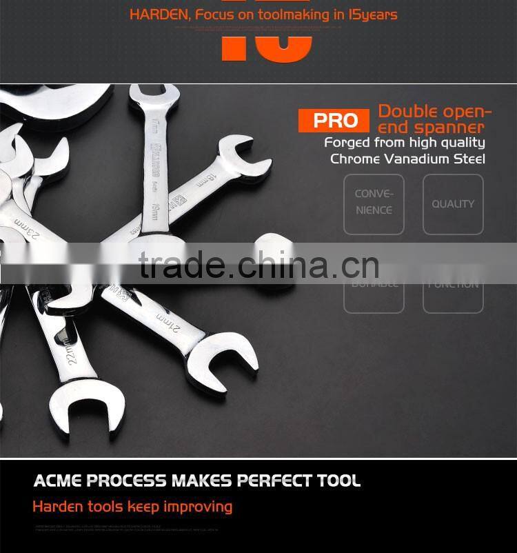 professional double open -end spanner handle tools ratchat wrench durable spanner tools