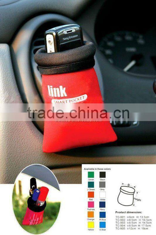 neoprene car key pouch