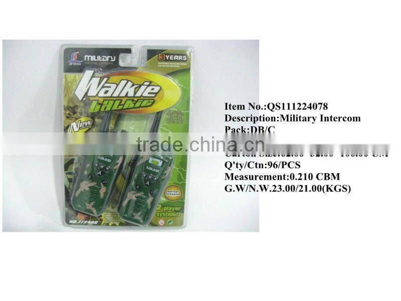 Hot selling latest walkie talkie for kids toy interphone intercom small walkie talkie
