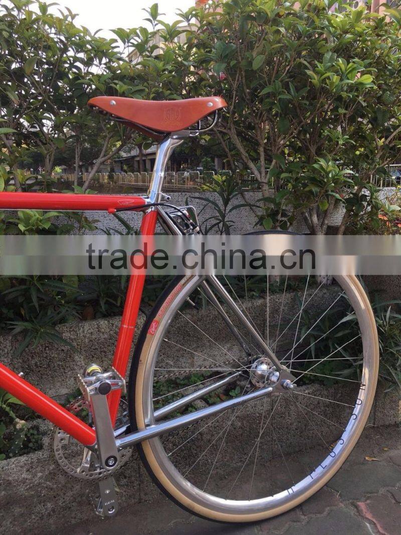 Still Promenade Saddle Vintage Classic Hand Made Leather Bicycle Saddle -Honey