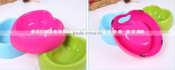 custom make Non-slip disposable plastic PET travel pet bowl for wholesale