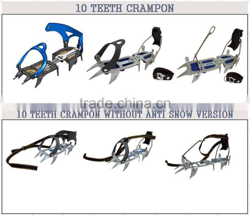 CRM-10-C Ice Traction Climbing Crampons