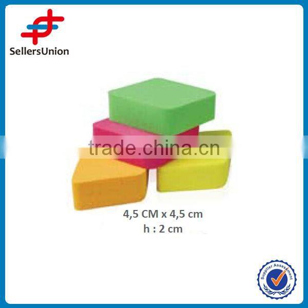 Colorful foundation make up powder puff, refillable cosmetic powder puff