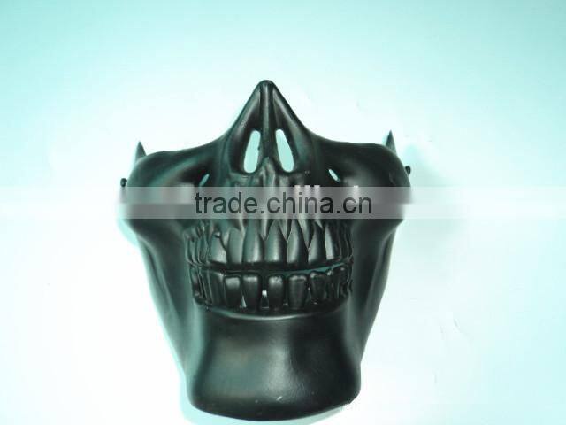 Plastic Cheap Horror Skull Half Face Mask