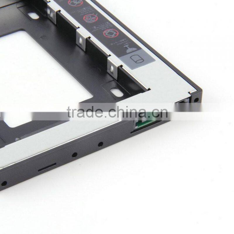 Latest Hard Disk Case High quality 9.5mm Universal SATA 2nd HDD SSD Hard Drive Caddy for CD/DVD-ROM Optical