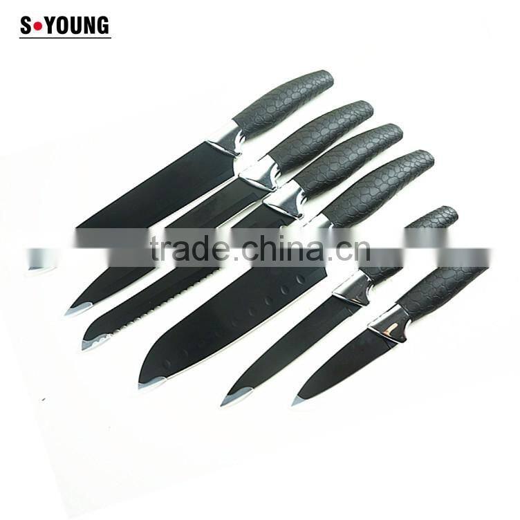 51009 6PCS STAINLESS STEEL SET Cutlery Knife Set