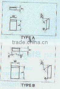 tungsten carbide tipped tip blade for circular saw *U.S.Stanfard straight top TCUA(1251)
