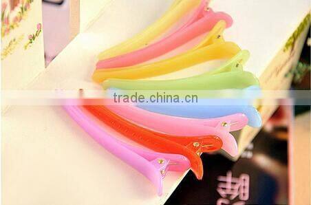 Cheap colorful hair clip in hair extension