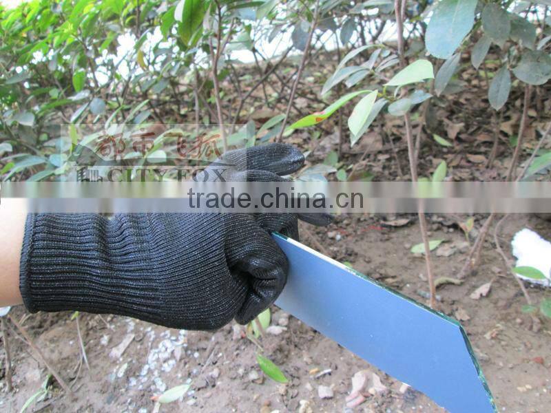 wholesale latex coated stainless steel wire knit work glove cheap latex gloves
