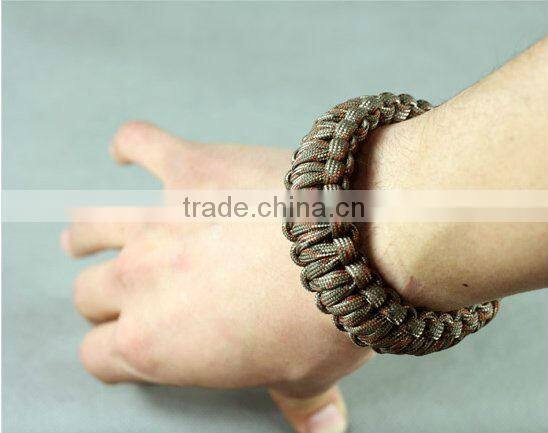 Military Camo Wholesale Survival bracelet pattern newest military bracelets