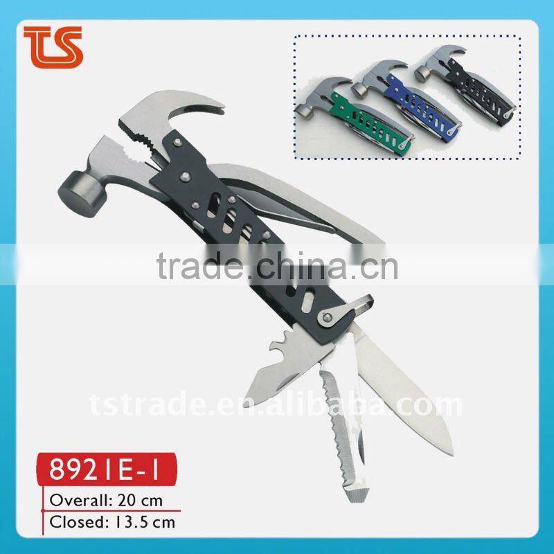 2014 New stainless steel multi cutler warrior tool with hammer(8921C)