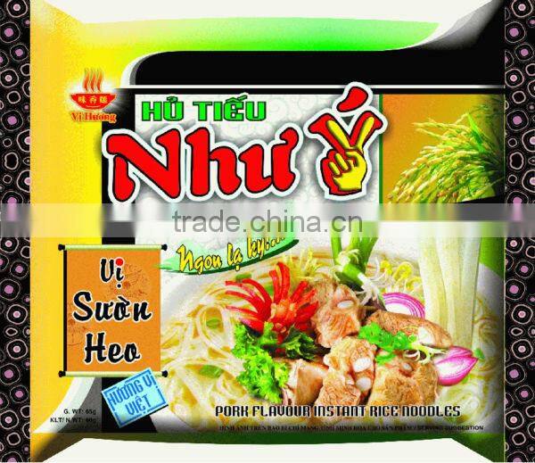 Beef flavour instant rice noodles 60gr
