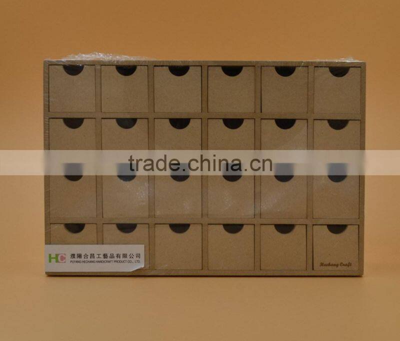 christmas calendar box wooden storage box