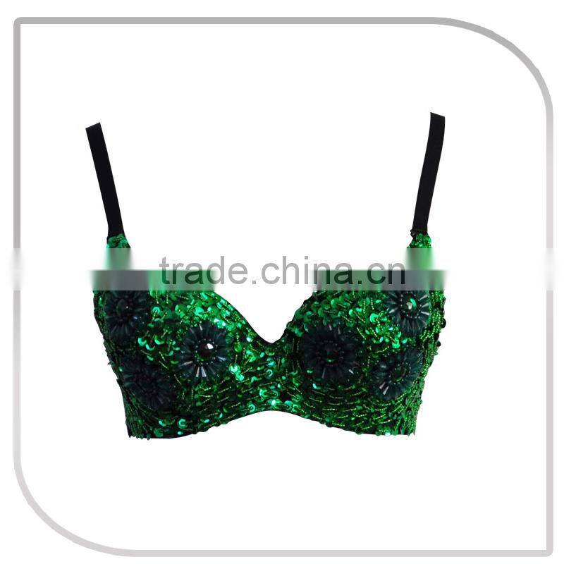 DISCOUNTED Sequin Material Sexi Boob Tube Tops