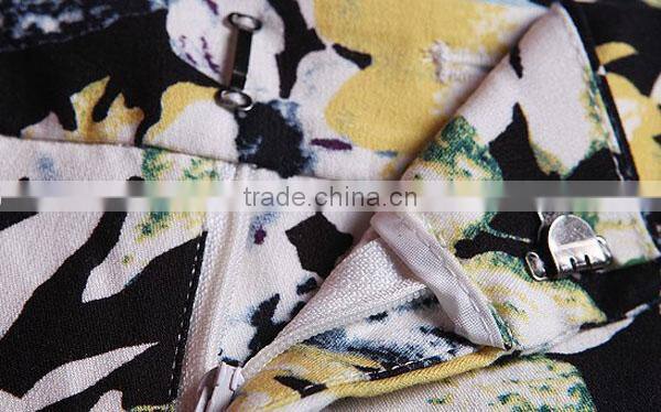 high quality ladies casual pants fashion best price fit short floral printed cotton pants