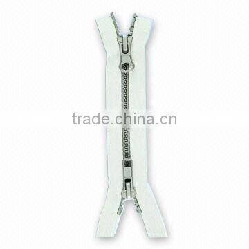 5# Plastic Zipper With Golden teeth A/L Zipper