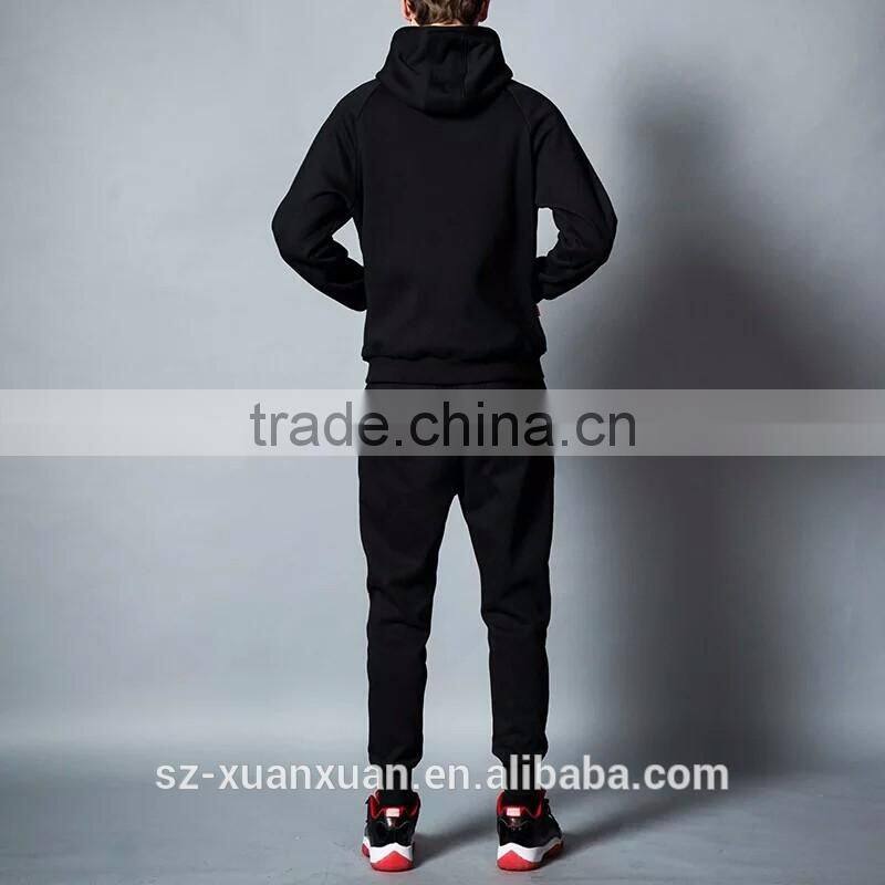 Fashion thick fleece jogging suit for men 2016 sportsware