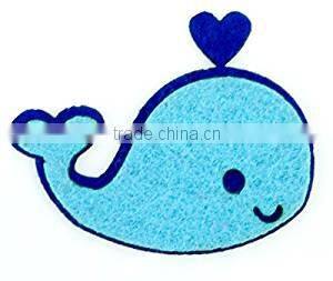 Beautiful Whale Applique Embroidered Sew Iron on Patch