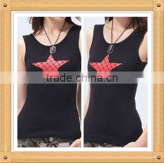 Hot sale !!! cotton spandex women's tank top cheap wholesale