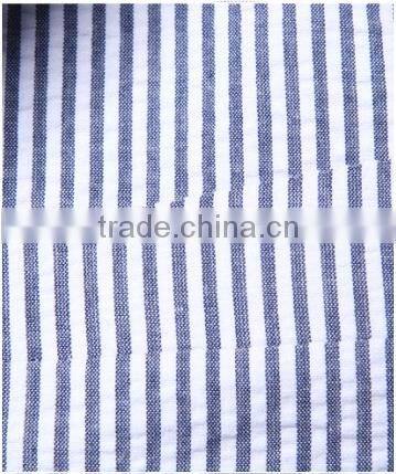 2017 Autumn Winter New Style Light Blue Seersucker tailored suits for men