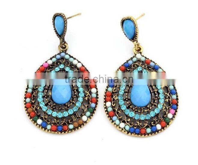 pearl paved starfish dangle earring high quality gold starfish dangle earrings sea theme earring jewelry