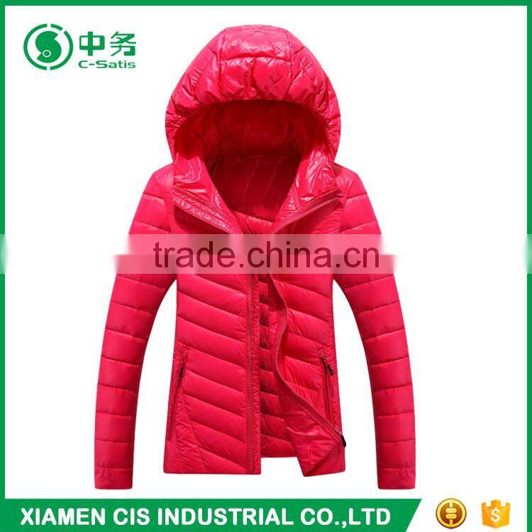 Fashionable Multi Color Slim Women Winter Down Puffer Jacket