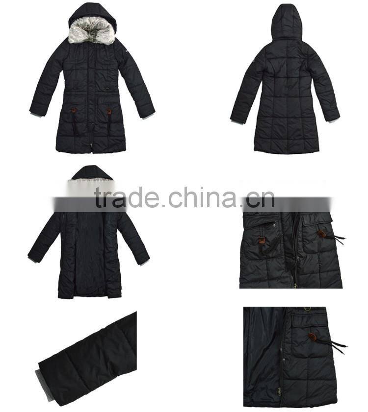 Women's Thickened Winter Coat Slim Md-Long Down Feather Jacket