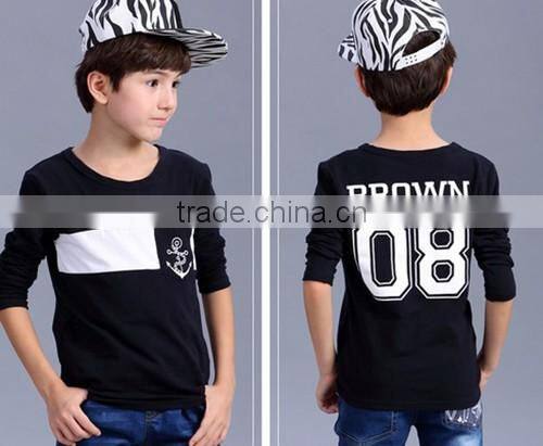 China wholesale Professional alibaba factory 2017 new product long sleeve t-shirt print for kids