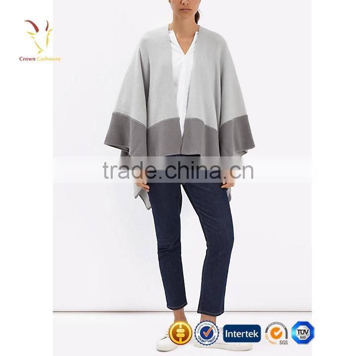 High Quality Wool Cashmere Coat Poncho for Sale