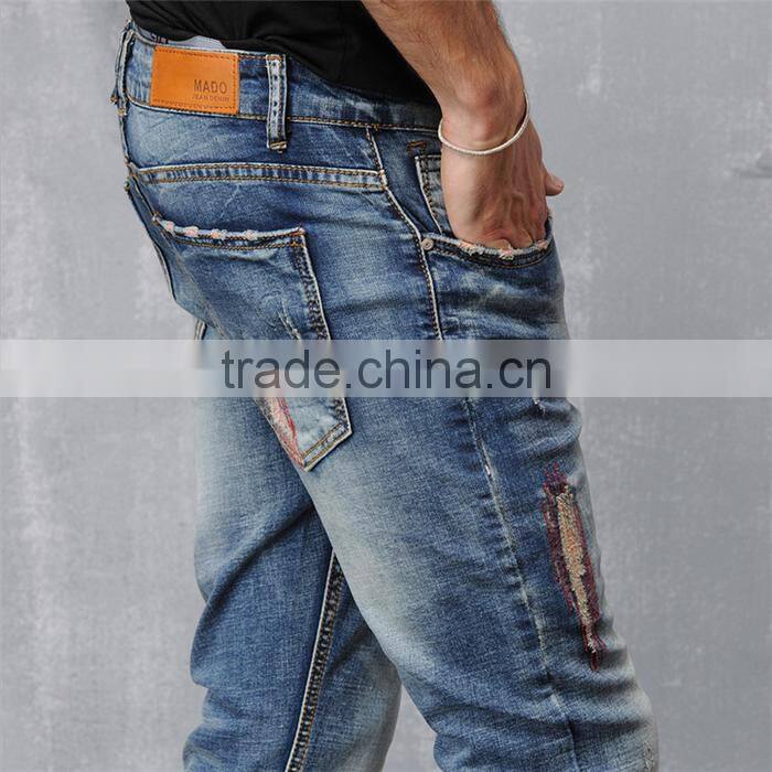 Denim Pants For Man Jean Men With OEM Service China Manufacturer