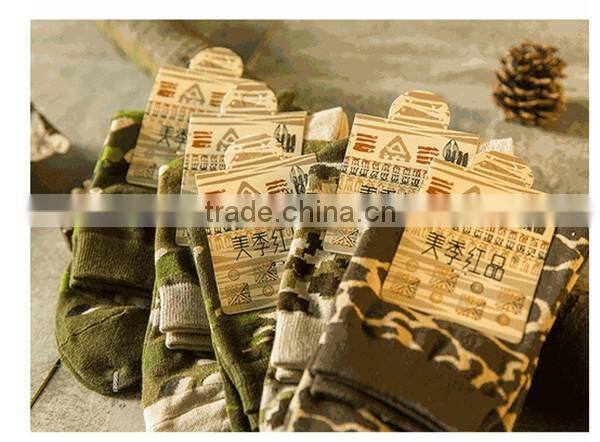 10 pcs/lot cheaper price good quality camouflage cotton make China made spring men army socks