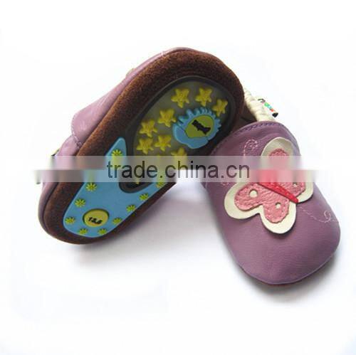 2015 new fashion baby shoes hard sole leather baby shoes