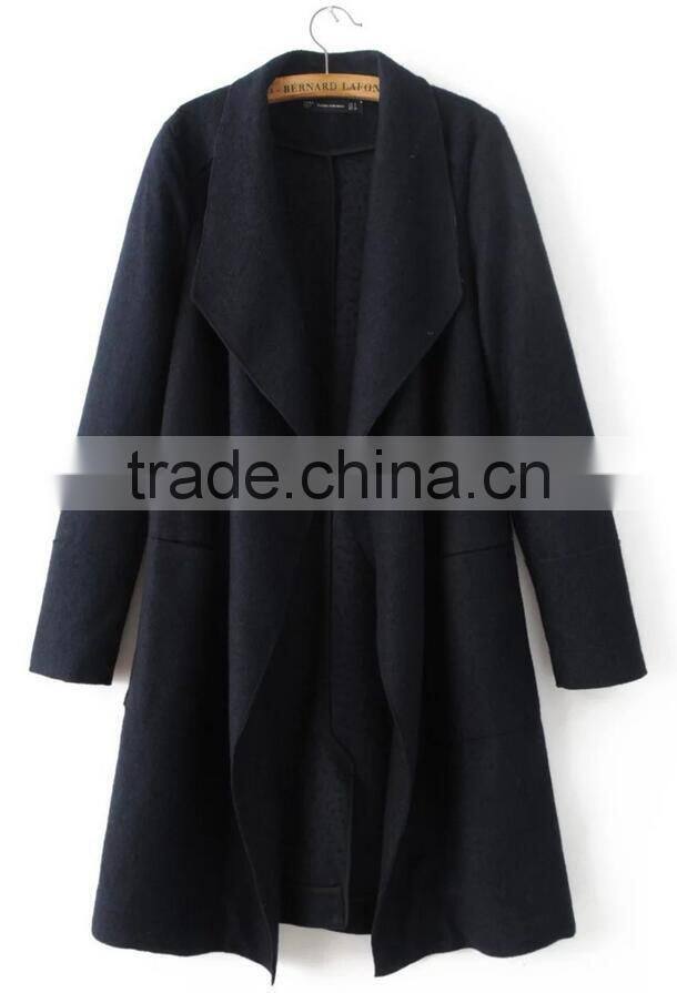 Runwaylover EY1003C 2016 Women's custom trench winter wool Coat design