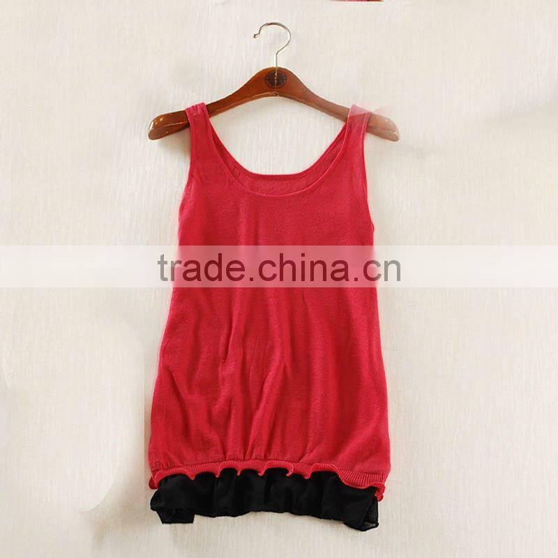 Fashion apparel Summer Korea Vest tank tops women