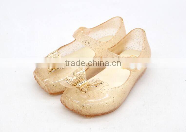 Butterfly kids jelly shoes, mini melissa butterfly shoes