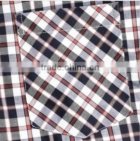 latest new men's checked long sleeve dress flannel shirt