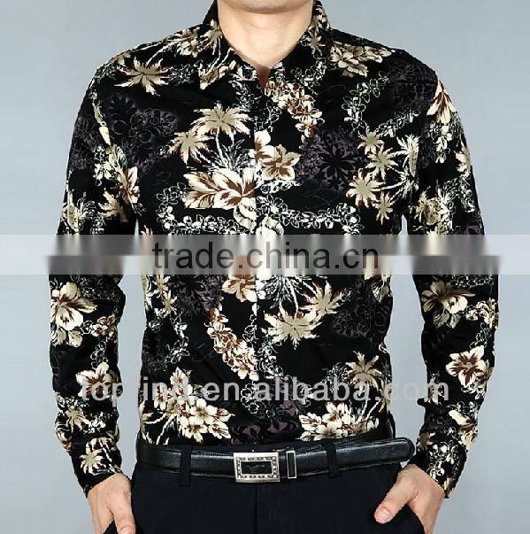 2016 alibaba supply latest fashion 100% cotton print mens shirt with best price