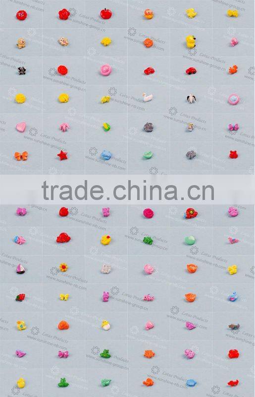 Chrysanthemum Garment Accessories Buttons Red Star Shaped