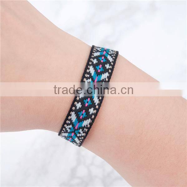 New Design Multicolor Cord Arrow Pattern Cotton Boho Chic Bracelets