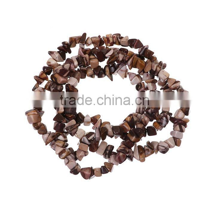 Stone Gemstone Loose Chip Beads Irregular Brown