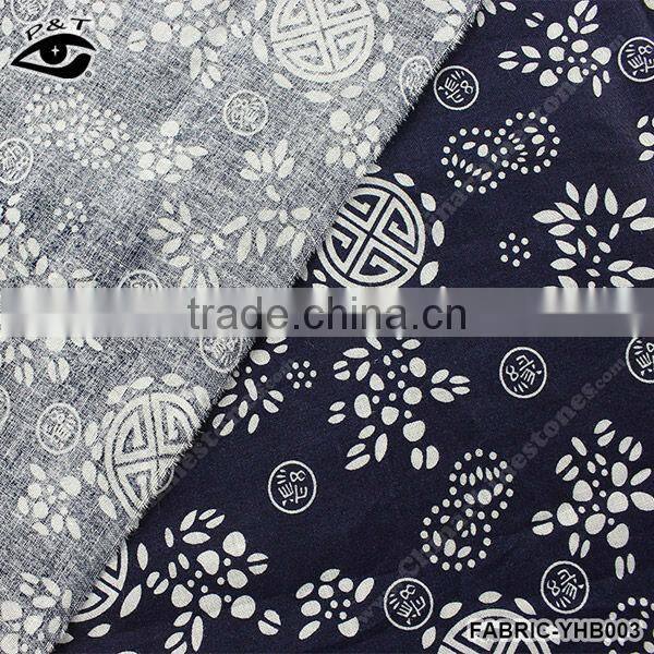Cotton fabric linen fabric forshirts small fan furniture fabric handmade