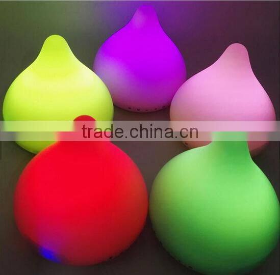 Creativety Design Led Lamp Coloful Music Player Drop Water Wireless Bluetooth Speaker