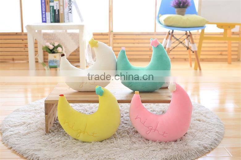 Ins Hot Sale Moon Star Shaped Soft Stuffed Plush Pillow Plush Cushion