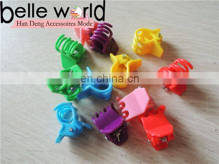 Fashion Blue Color Small Mini Hair Claw Clips For Girls Big Brand Mid-size shining powder Cellulose Aryclic Clamp Clip Jewelry