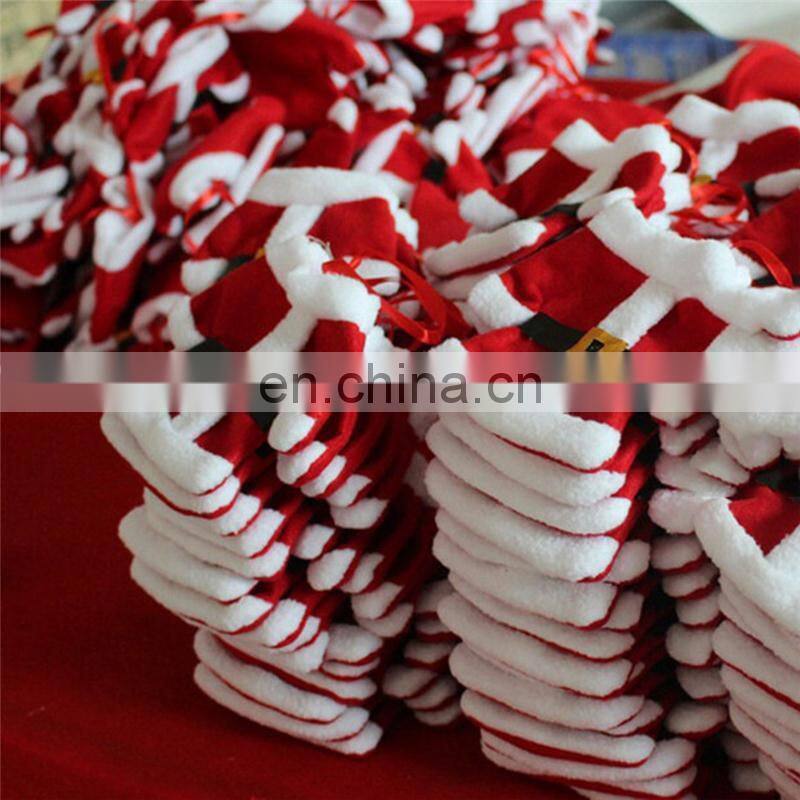 2Pcs/set Cute Christmas Santa Clothes and Pants Shaped Cutlery Silverware Holder Set Knives and Forks Pockets