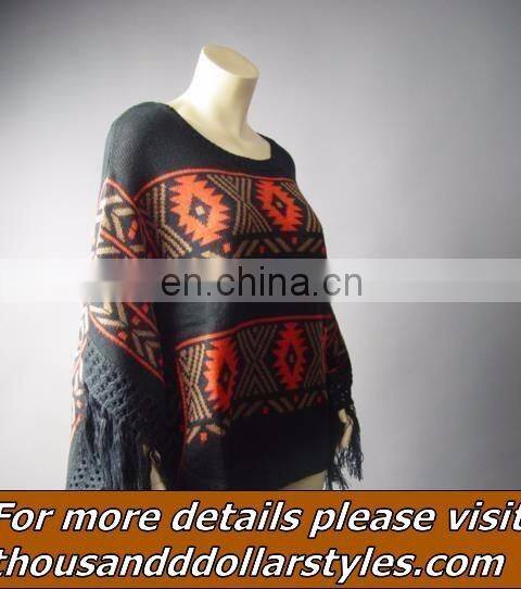 Brand New Cardigan Coat Knitwear Sweater Party Wear Top Style Dress Jacket Indian Handmade Ladies Casual Woolen Poncho T