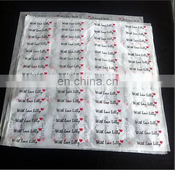 Nice Logo Printed christmas Flower wrapping paper for bouquets