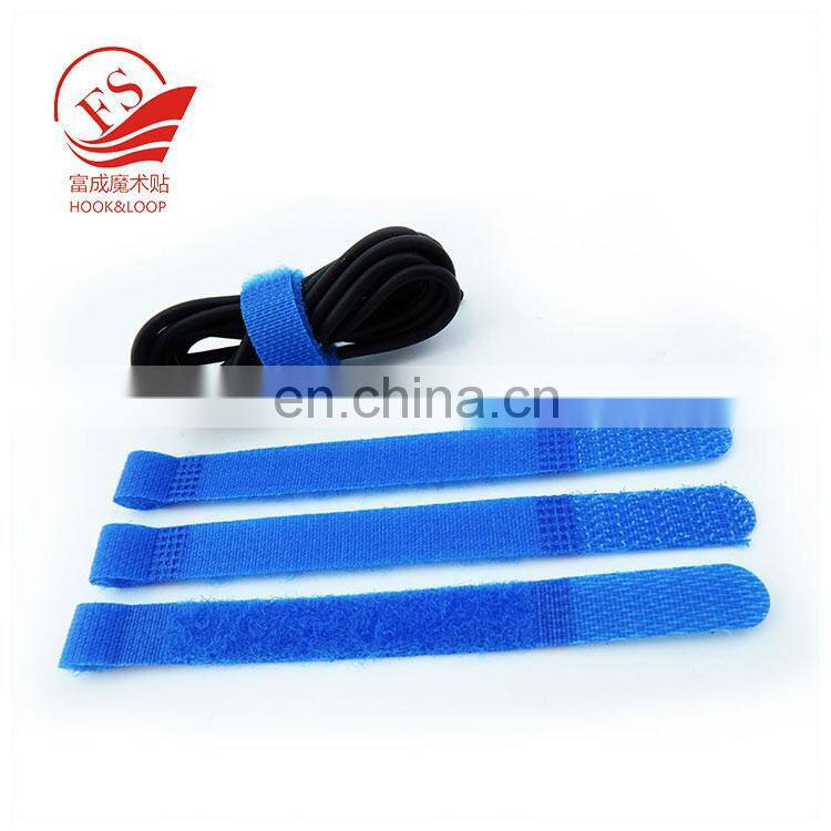 High quality double side cable tie hook and loop magic tie