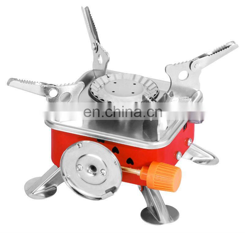 Mini outdoor lightweight portable camping gas stove