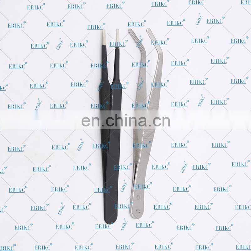 ERIKC Anti-static ESD stainless steel tweezers maintenance tools industrial precision curved straight tweezers repair tools